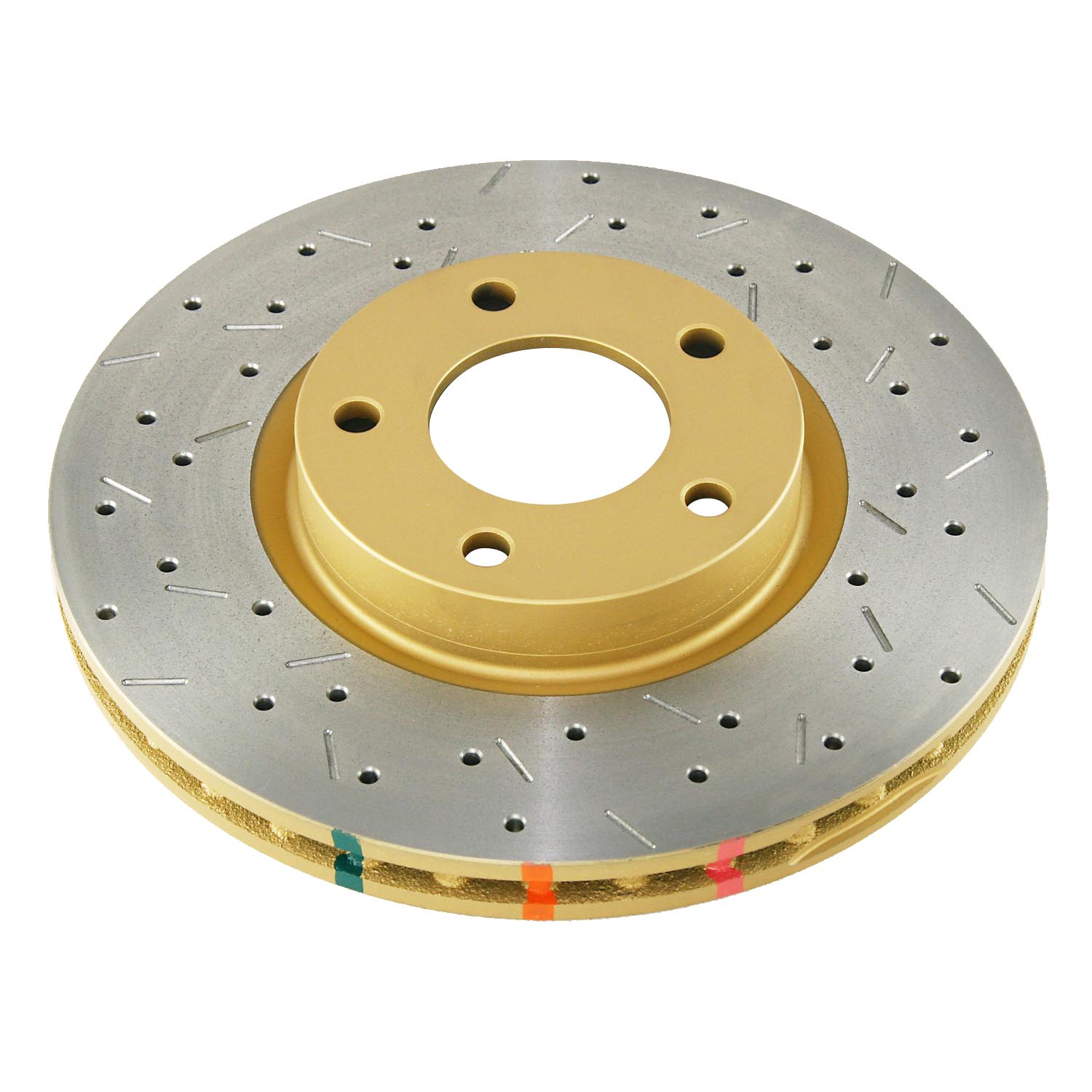 4000 XS Cross-Drilled, Slotted KP Brake Disc to suit Mazda 3 SP23 2003-2008 F