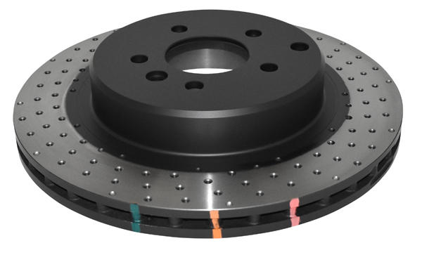 4000 Cross-Drilled, Dimpled KP Brake Disc to suit Lotus Exige 2013-2015 Evora 2009-2015 R