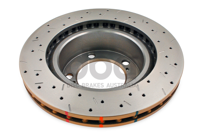 4000 XS Cross-Drilled, Slotted KP Brake Disc to suit Toyota LandCruiser 200 2008-on F