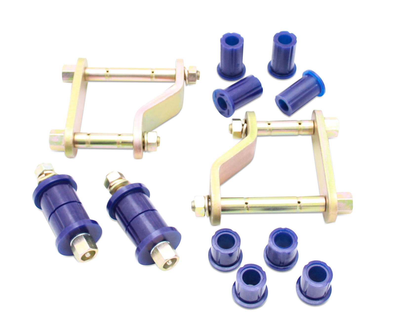 Greasable Shackle and Bush Kit to suit Isuzu D-Max RG01 & Mazda BT-50 RG04 - 2020-on