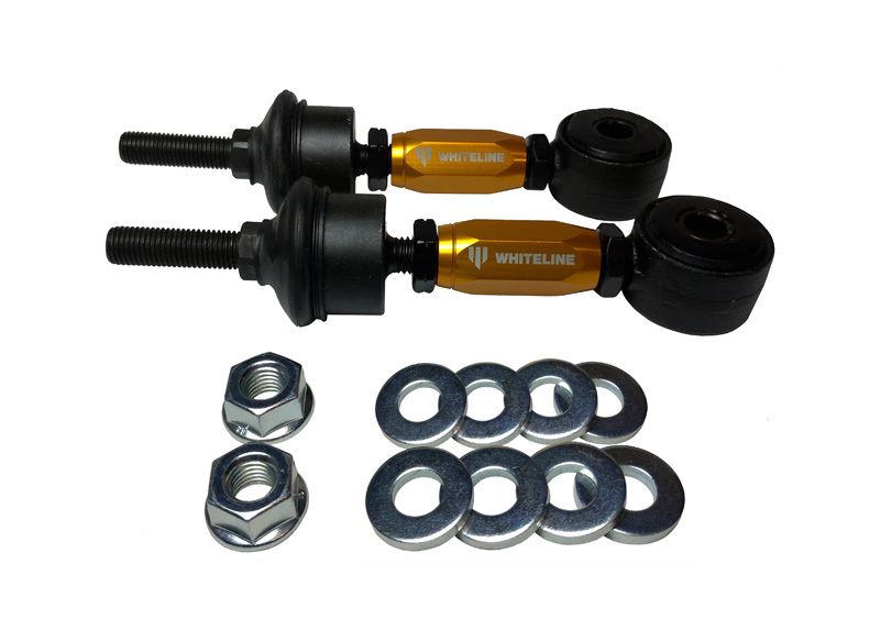 Universal Anti Roll Bar Link - Ball/Bushing Style - 10mm Ball Stud 110-135mm