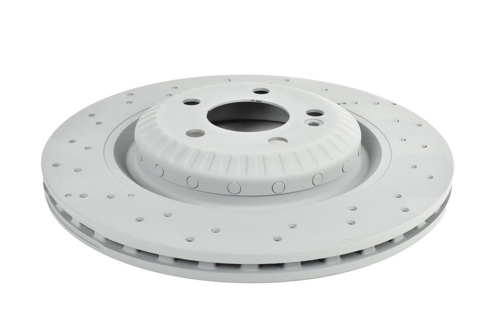 Hybrid Composite OE X-Drilled Brake Disc to suit Mercedes S350D & S400 Hybrid, Sports Upgrade Option