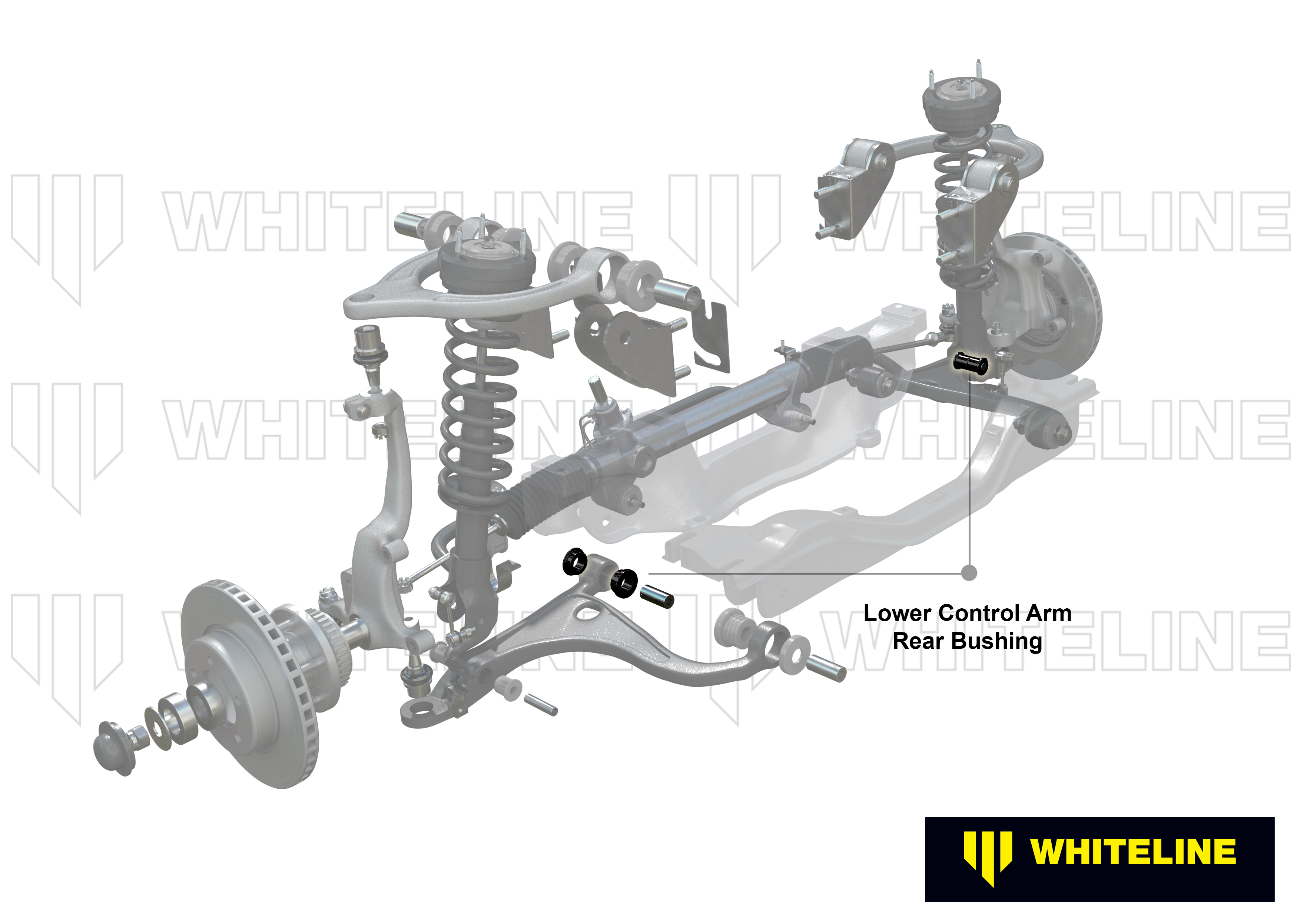 Front Lower Control Arm - Inner Rear Bushing Kit to Suit Ford Falcon/Fairlane AU-BF and FPV