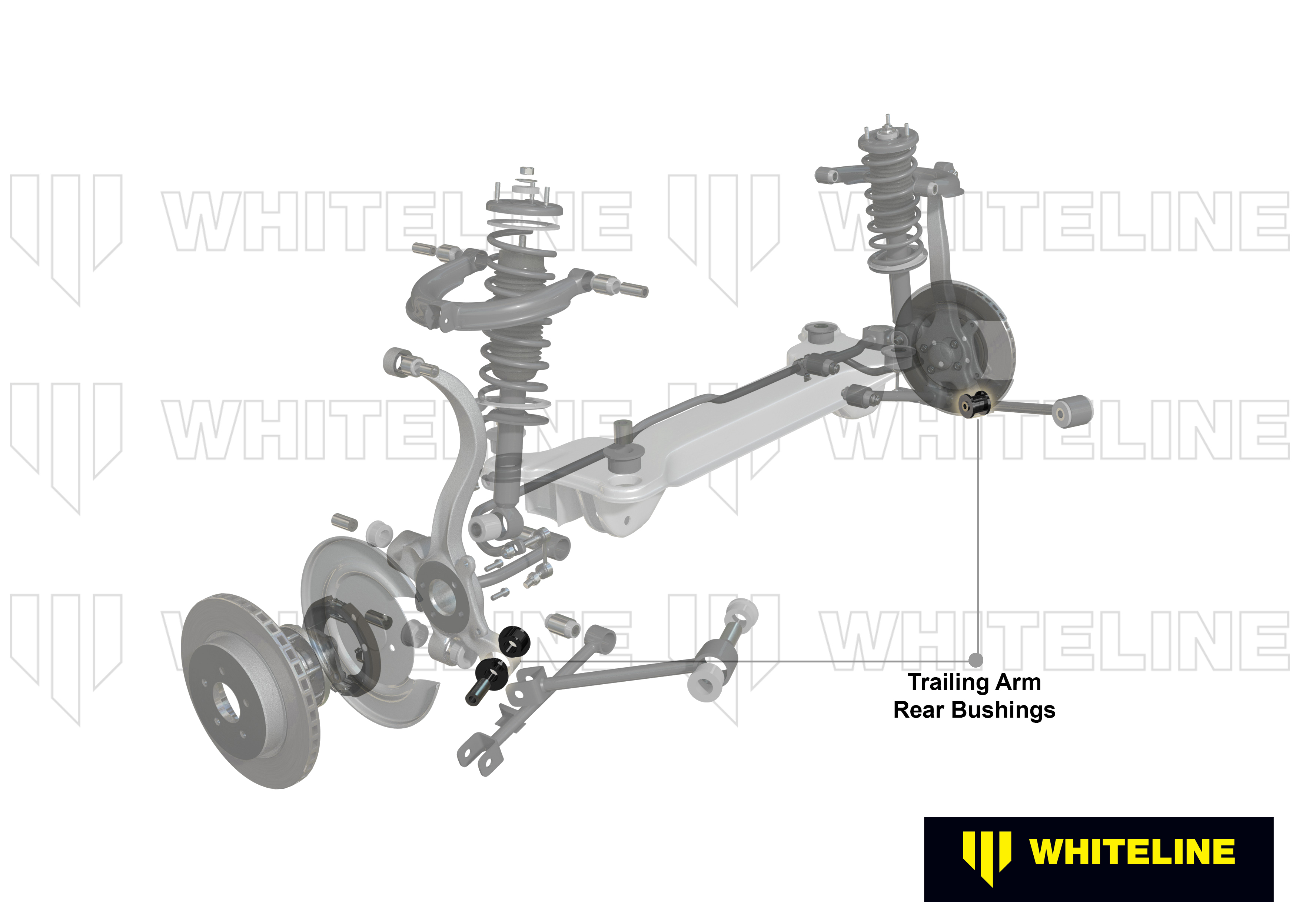 Trailing Arm Bushing - Lower Rear