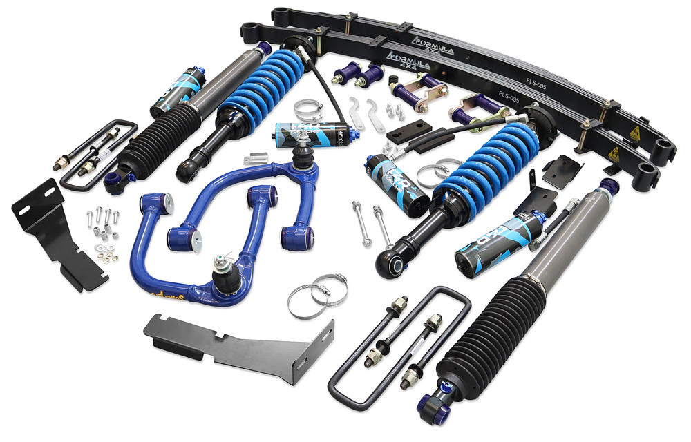 2-3 Inch Adjustable Formula 4x4 F4R Lift Kit to suit Toyota Hilux GGN, GUN Rogue Wide-Body & GR Sport 2022-on