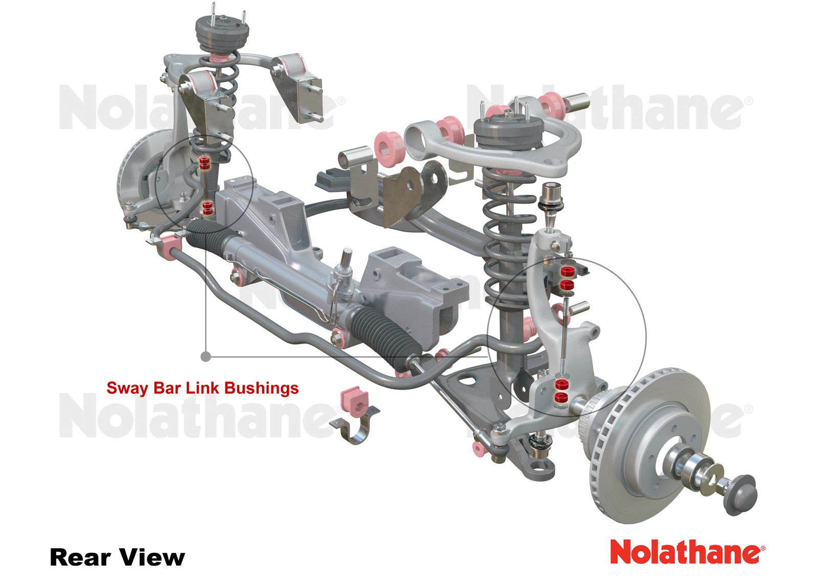 Front Sway Bar Link - Bushing Kit to Suit
