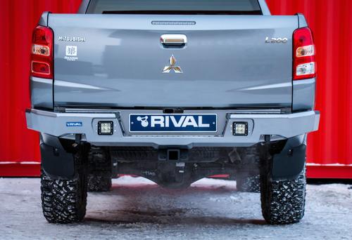 Rival Aluminium Rear Bumper to suit Mitsubishi Triton MQ 2015-2019