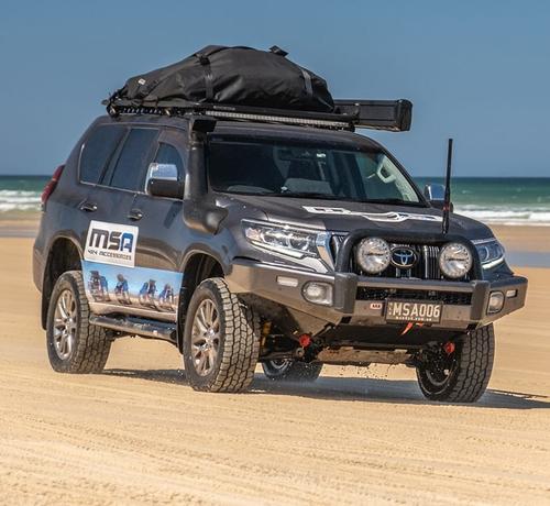 Go to MSA Black Towing Mirror to suit Toyota LandCruiser Prado 150 Series 2009-2024 - non power fold, Electric, Indicators (does not suit Kakadu models)