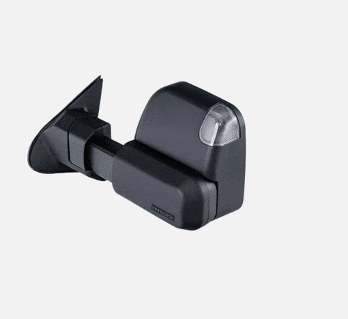 MSA Black Towing Mirror to suit Isuzu D-MAX & Isuzu MU-X - non power fold, Electric, Indicators, Blind Spot Monitoring