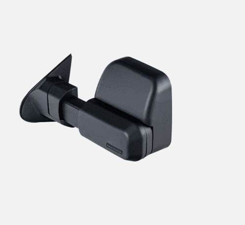 Go to MSA Black Towing Mirror to suit Mitsubishi Triton MQ, MR - non power fold, Electric