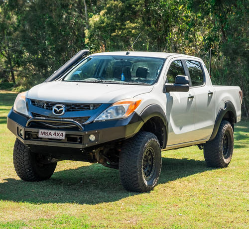 Go to MSA Chrome Towing Mirror to suit Mazda BT-50 UP, UR - non power fold, Electric, Heated, Indicators