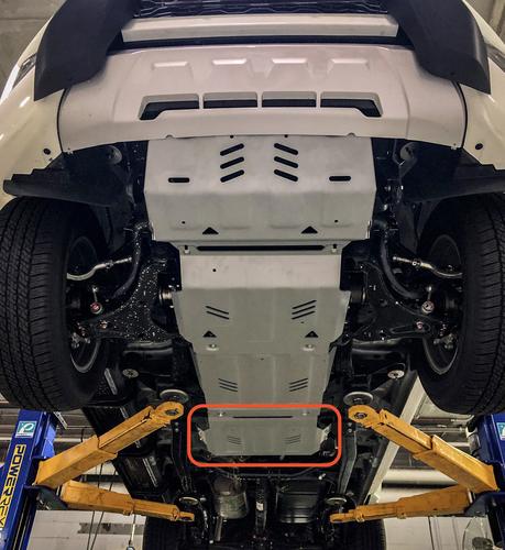 Go to Rival Aluminium Transfer Case Underbody Armour to suit Mitsubishi Triton & Pajero Sport 2015-on