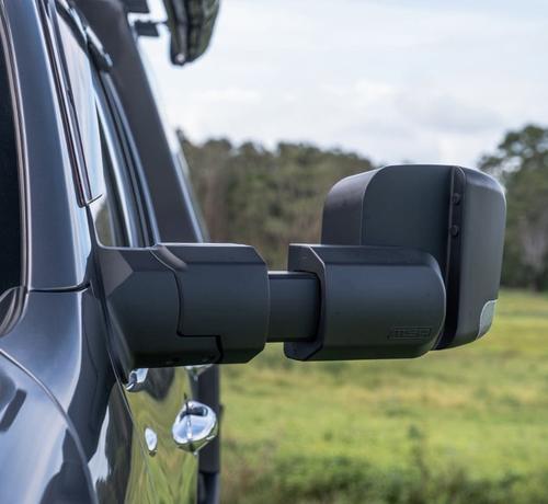 Go to MSA Black Towing Mirror to suit Mitsubishi Triton MQ, MR - non power fold, Electric