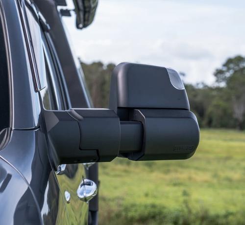 Go to MSA Black Towing Mirror to suit Mitsubishi Triton MQ, MR - non power fold, Electric