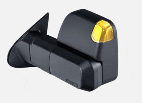 Go to MSA Black Towing Mirror to suit Nissan Patrol Y62 - Electric, Heated, Indicators, Power Fold, Puddle Light, Memory, Camera Provision