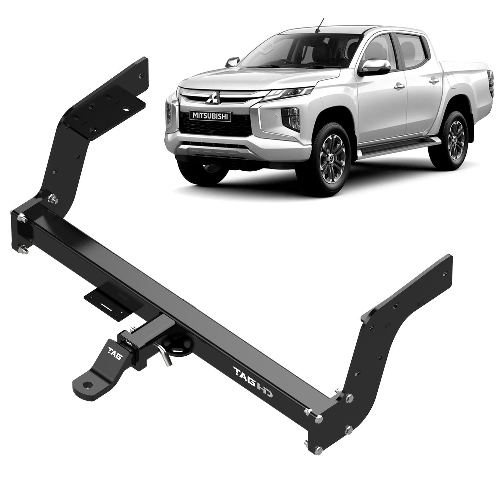TAG Heavy Duty Towbar to suit Mitsubishi Triton (Styleside with bumper) (02/15-on)