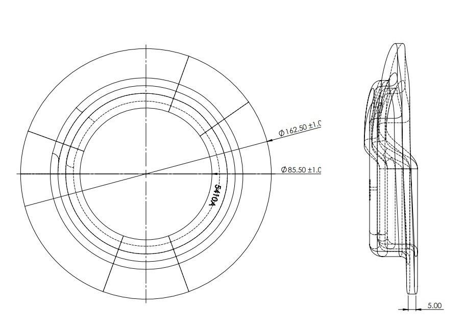 Rear Coil Spring Lower - Spacer Bushing Kit to Suit Mitsubishi Pajero NM-NX