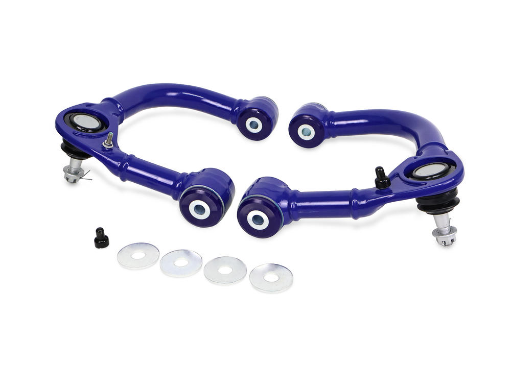 Front Upper Heavy Duty Control Arm Kit - Fixed Offset including Ball Joints to suit Toyota Hilux 2005-on (does not suit Hilux Rogue Widebody)