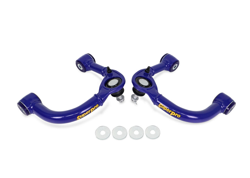 Front Upper Heavy Duty Control Arm Kit - Fixed Offset including Ball Joints to suit Toyota Hilux 2005-on (does not suit Hilux Rogue Widebody)