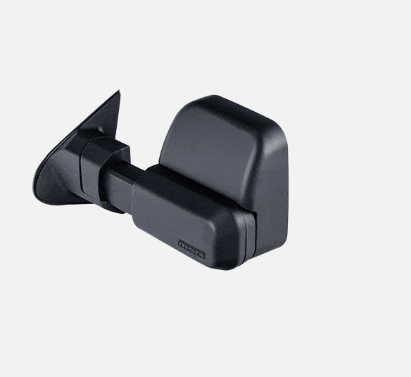 MSA Black Towing Mirror to suit Toyota LandCruiser 200 Series 2007-2021 - non power fold, electric