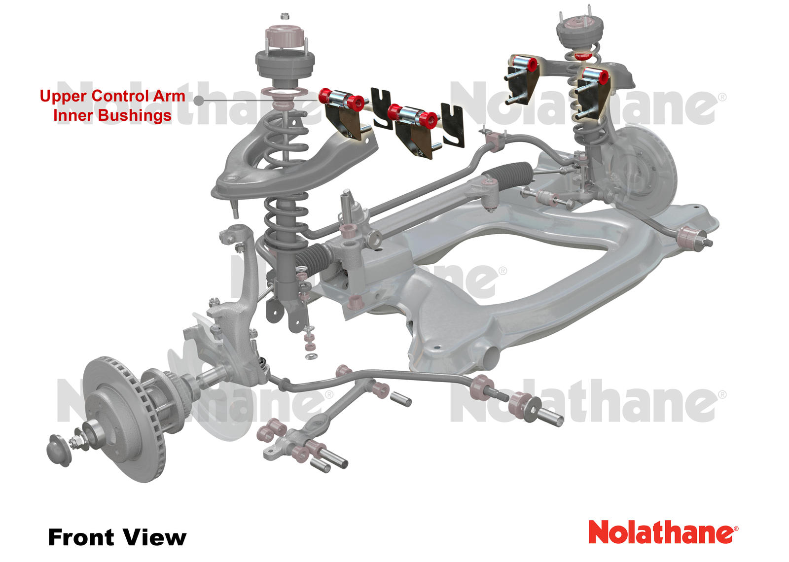Front Upper Control Arm - Camber Caster Adjustable Kit to Suit Ford Falcon/Fairlane EA-EL