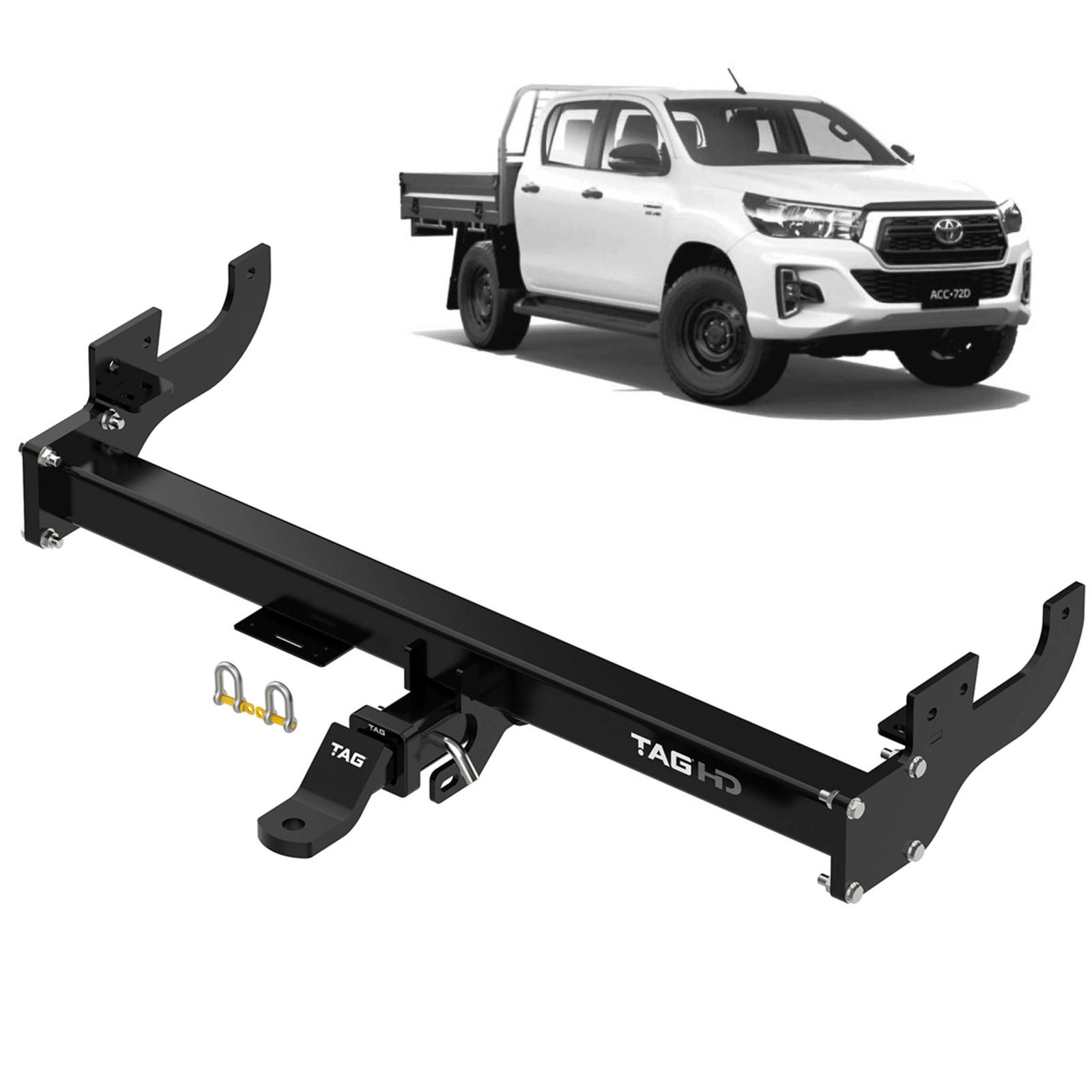 TAG Heavy Duty Towbar to suit Toyota Hilux Ute (04/05-on)