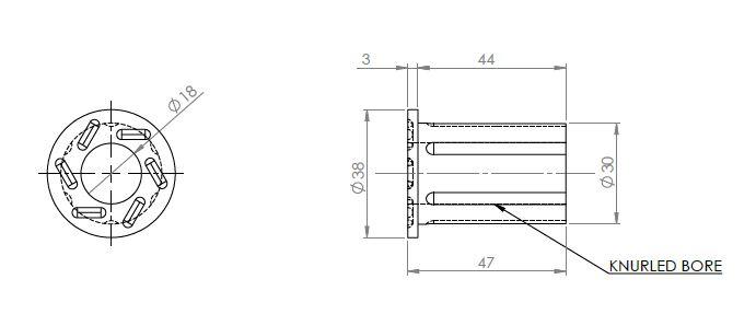 Spring Rear Upper Shackle Bush Kit