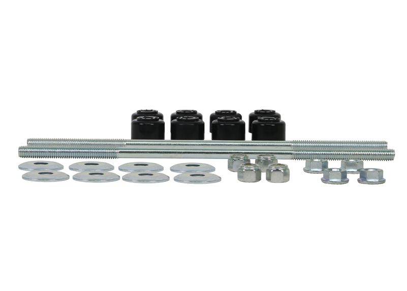Universal Anti Roll Bar Link - Treaded Rod and Bushings style - 280mm With Bushings