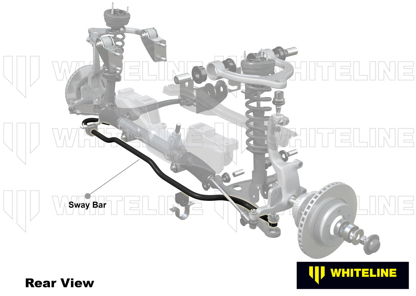 Front Anti Roll Bar - 30mm 2 Point Adjustable to Suit Ford Falcon/Fairlane AU, BA, BF and FPV