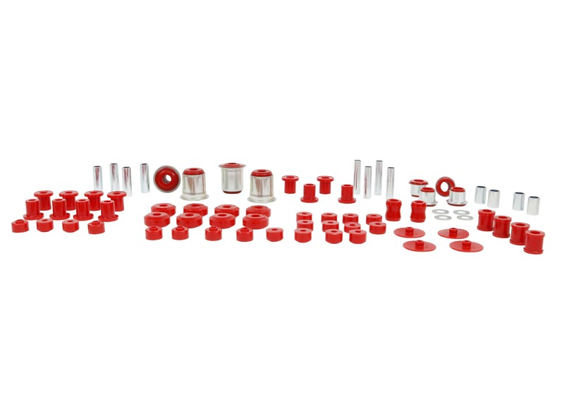 Front and Rear Essential Vehicle Bushing Kit to Suit Holden HQ-WB Ute, Van and Cab Chassis