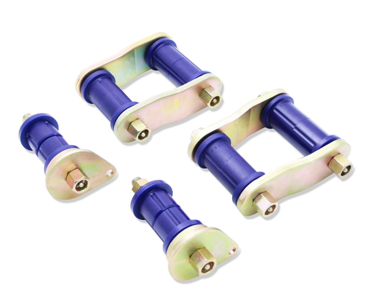 Greasable Shackle and Bushing Kit to Suit Toyota LandCruiser 76, 78, 79 Series 2007-on