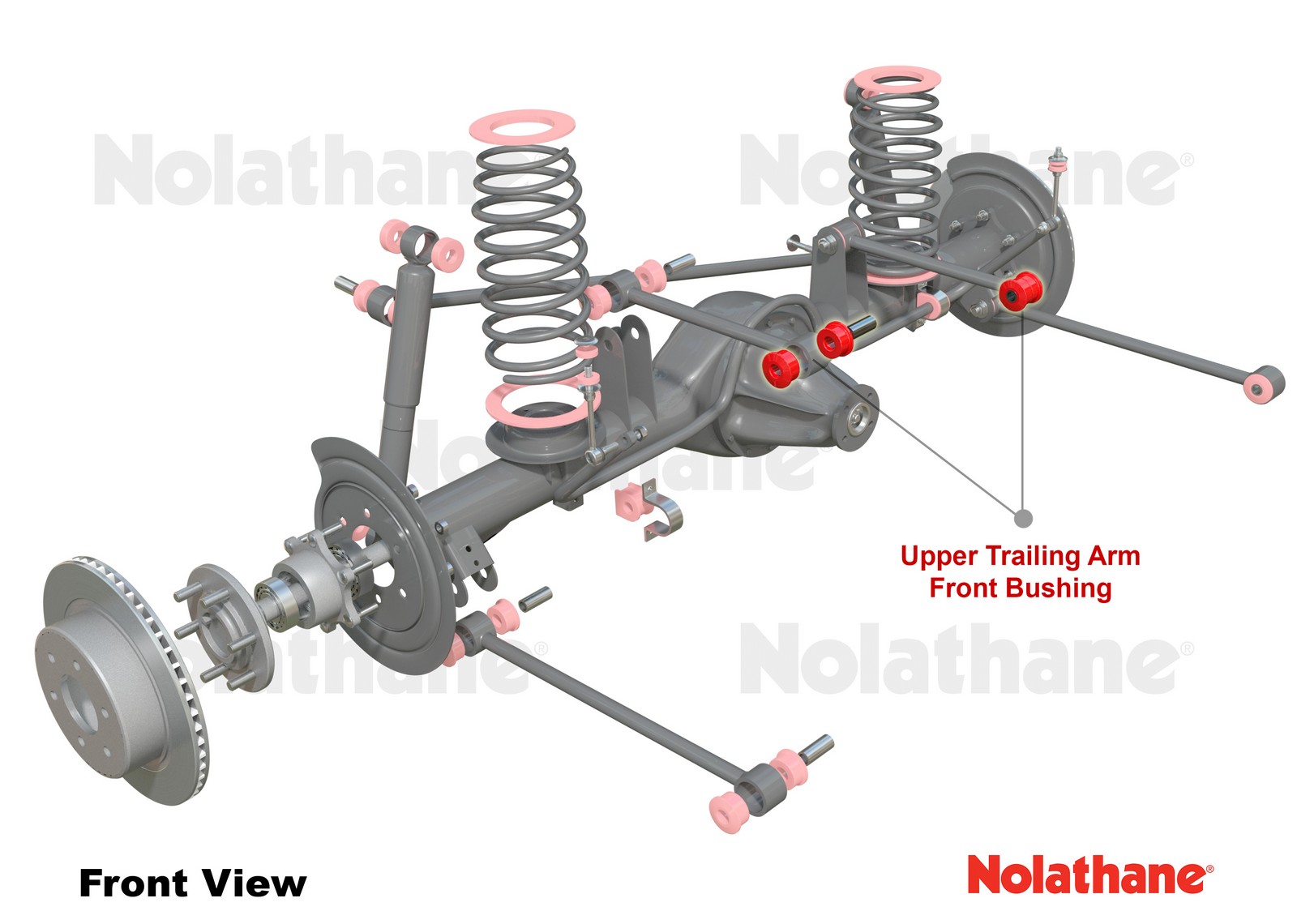 Front Trailing Arm Upper - Front Bushing Kit to Suit Jeep Gladiator JT and Wrangler JL