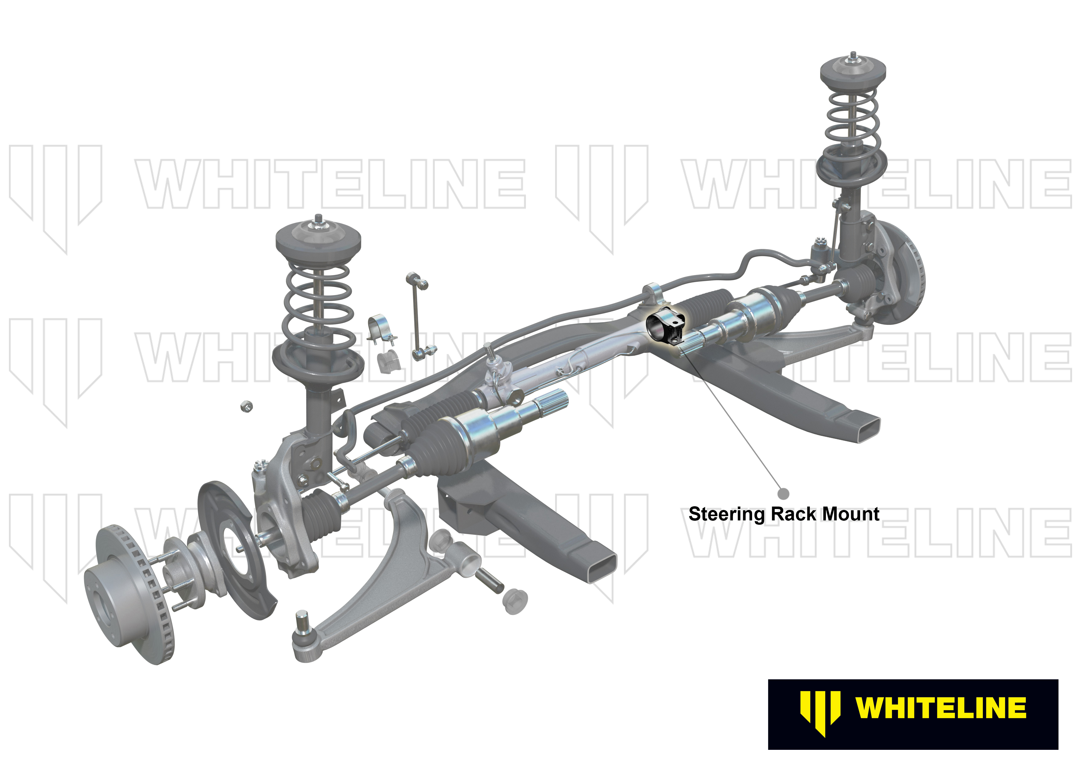 Front Steering Rack and Pinion - Mount Bushing Kit to Suit Subaru