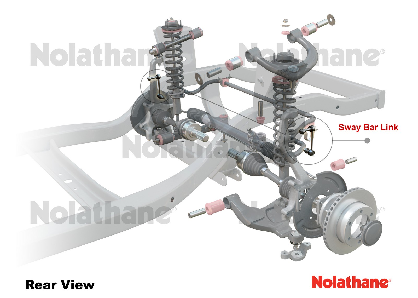 Sway Bar Link - Assembly to Suit Ford Ranger PJ, PK and Mazda BT-50 UN