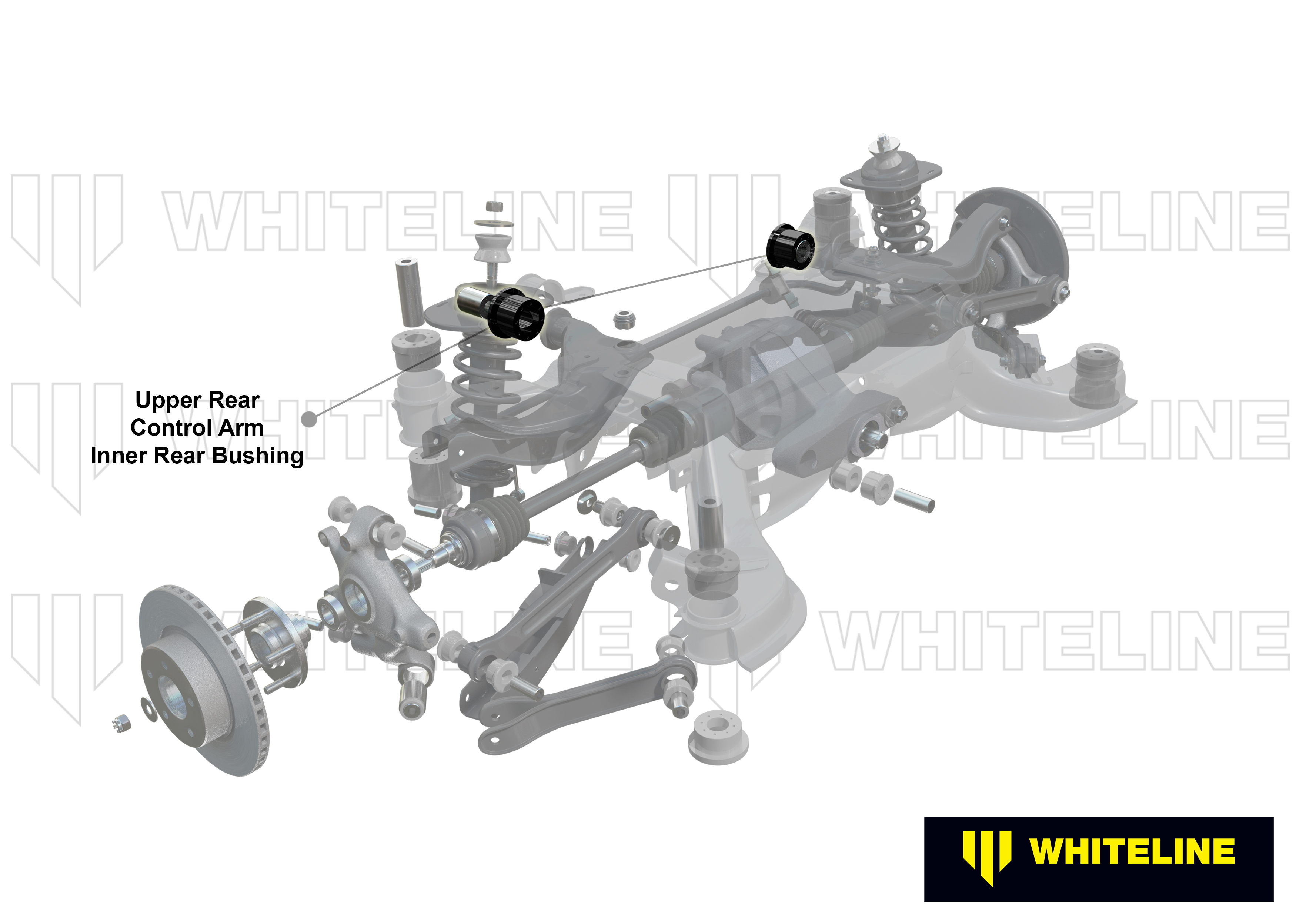 Rear Control Arm Upper Rear - Inner Rear Bushing Kit to Suit Chevrolet Camaro FR 5th Gen