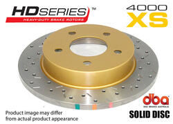 4000 XS Cross-Drilled, Slotted SLD Brake Disc to suit Subaru Forester, Impreza WRX, Liberty 1994-1999 R