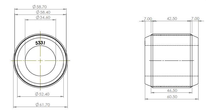 Front Control Arm Lower Rear Bush Kit to suit Subaru Outback BS 2014-2020