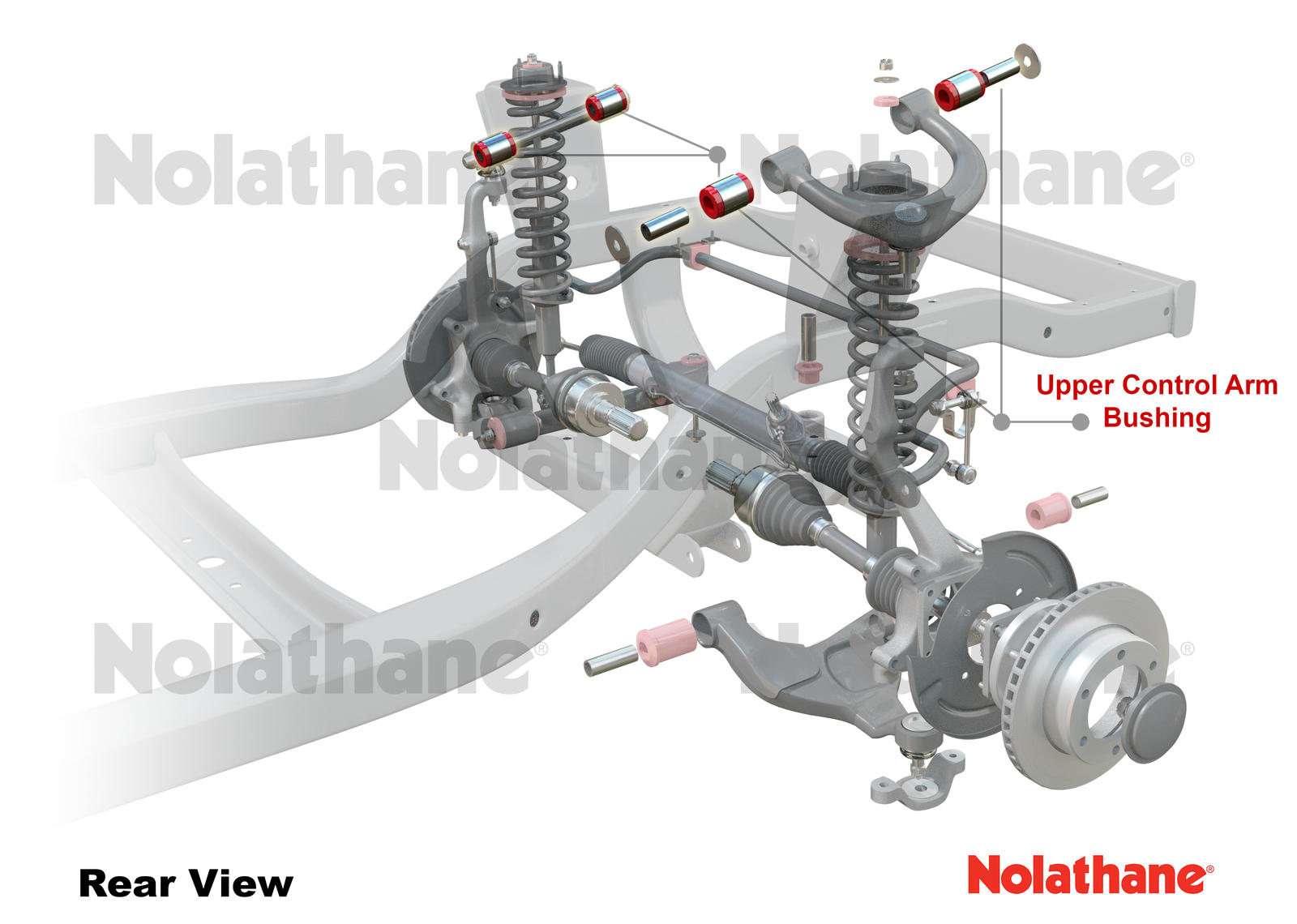 Control Arm Upper - Bushing Kit to Suit VW Amarok 2H