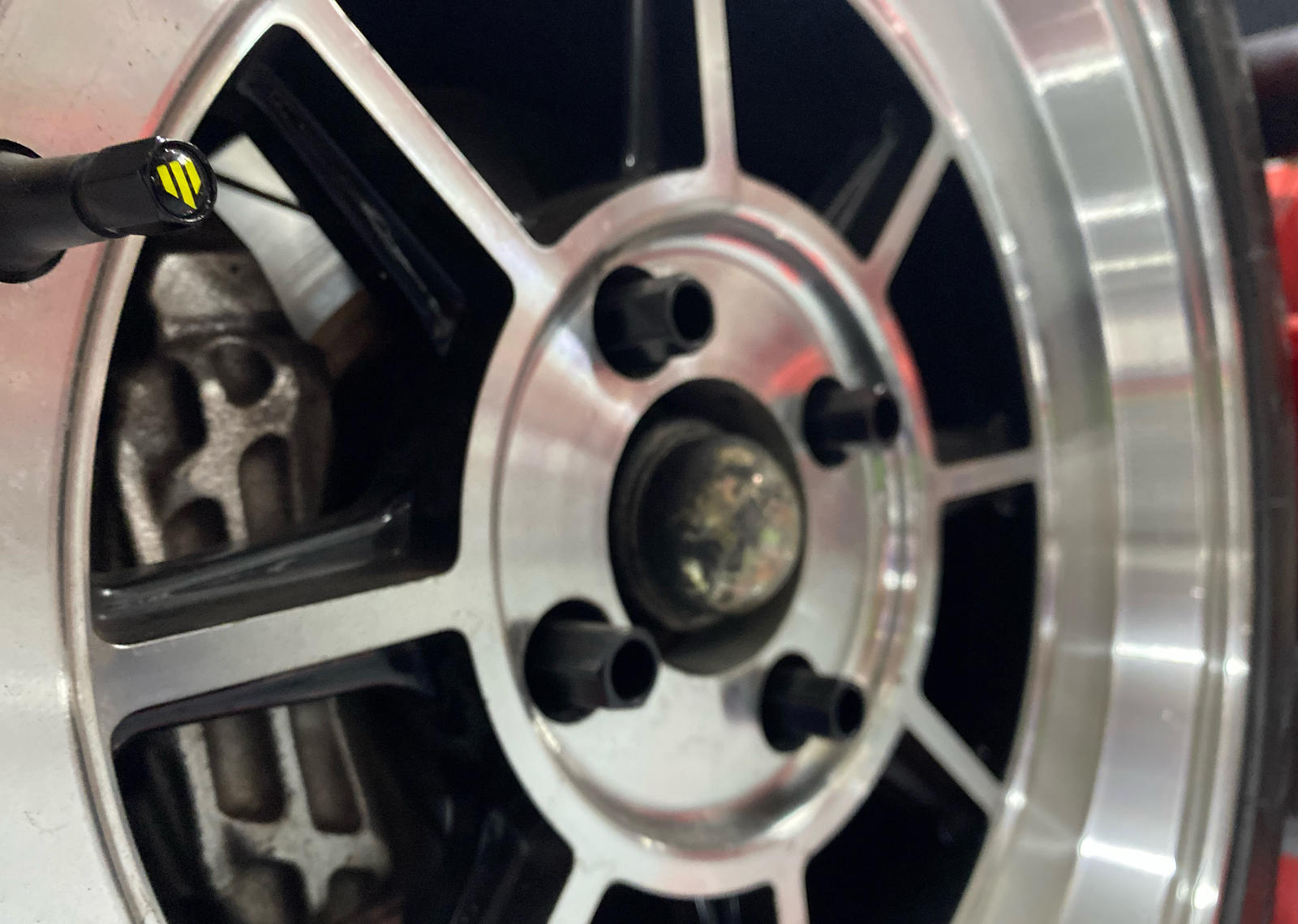 Universal Tyre Valve Caps Whiteline 'W' Branded