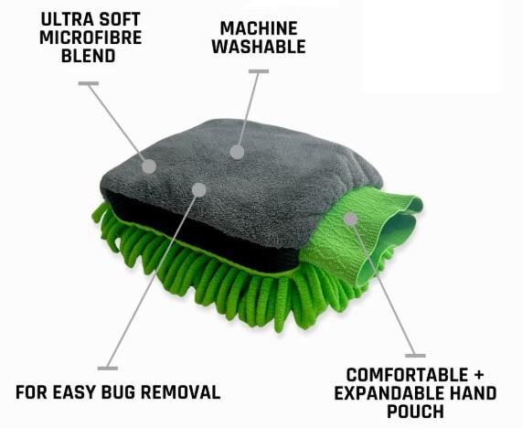 FlexiFibre Dual Side Microfibre Noodle Mitt