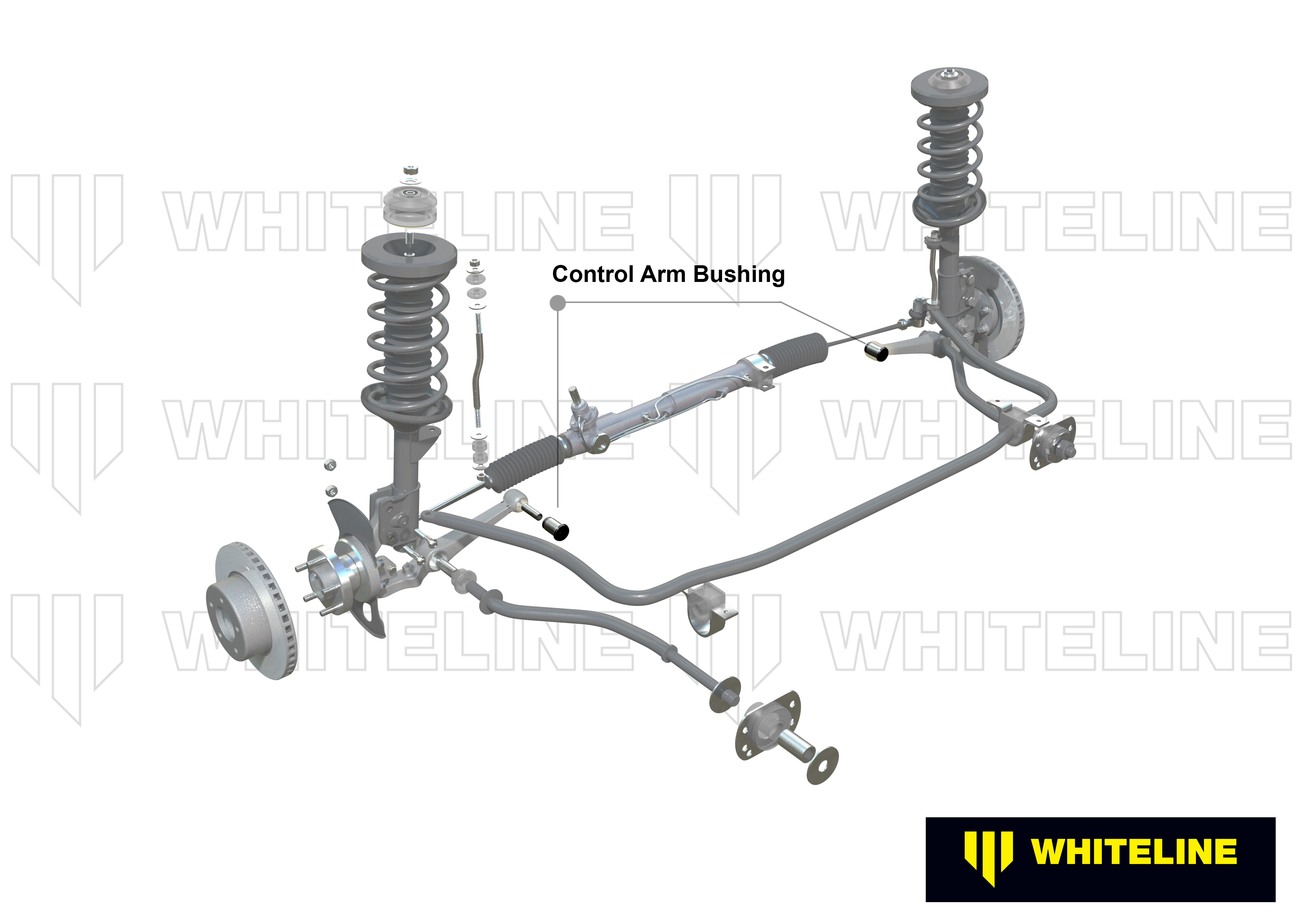 Front Lower Control Arm - Inner Bushing Kit Double Offset to Suit Holden Commodore VB-VP and HSV