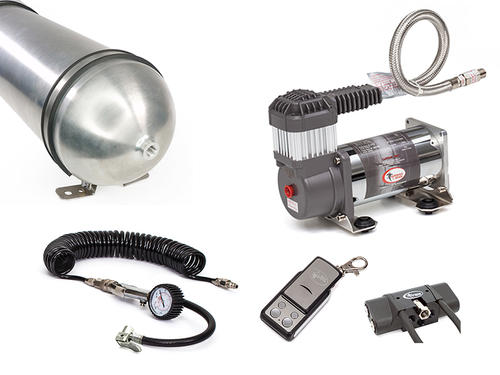 Go to Dual Wireless Air Control Kit with Tyre Inflation using 3 Gallon Air Tank and Heavy Duty Compressor