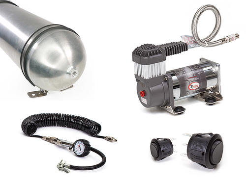 Go to Dual Rocker Air Control Kit with 3 Gallon Air Tank and Heavy Duty Compressor