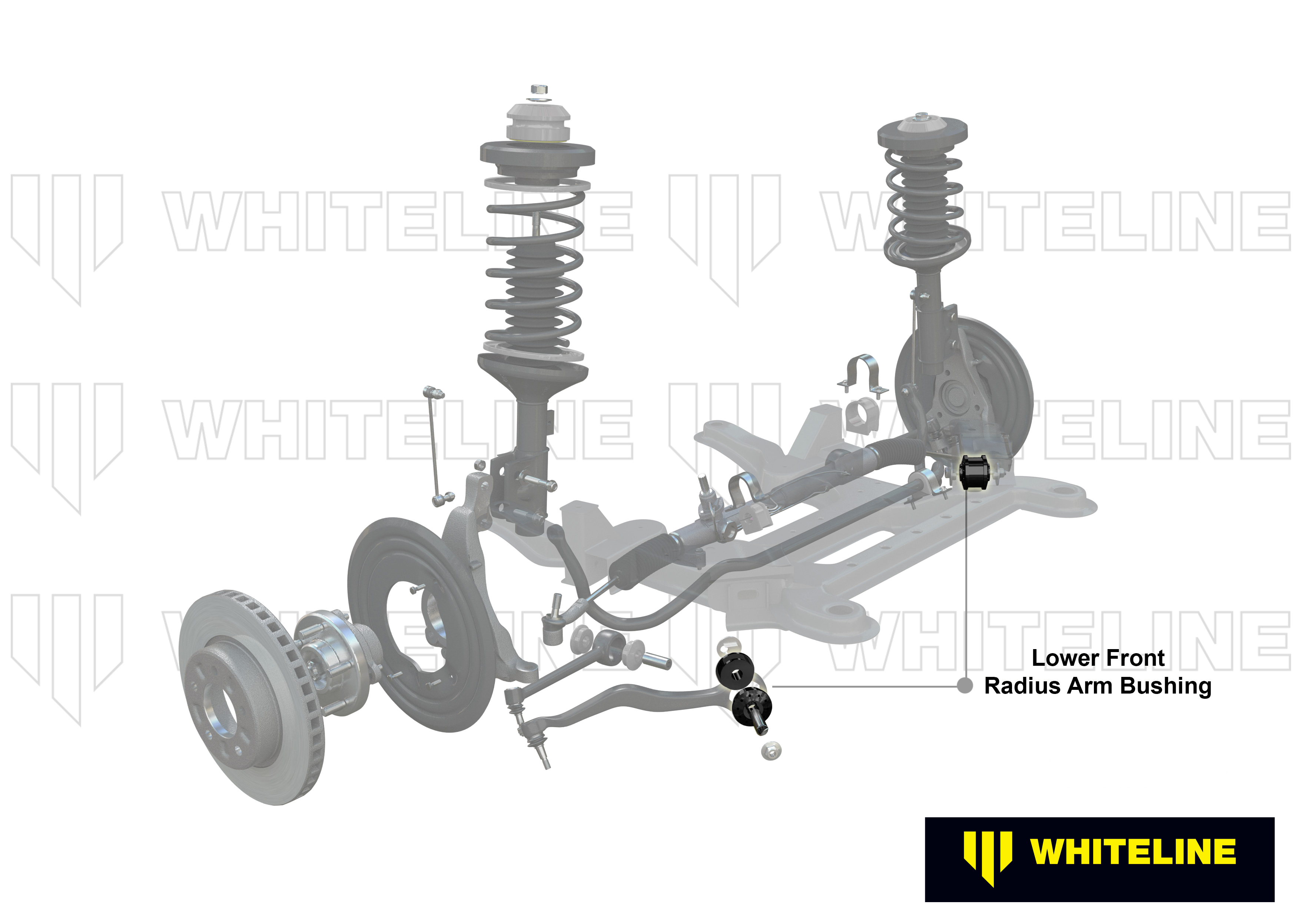 Front Strut Tension - Bushing Kit-Double Offset Caster Kit to Suit BMW 1, 2, 3 and 4 Series
