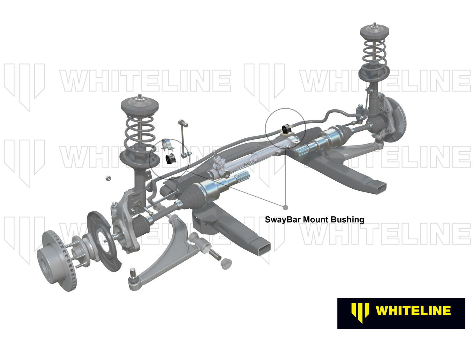 Front Anti Roll Bar Mount - Bushing Kit 26mm to Suit Holden Commodore VB-VZ and HSV