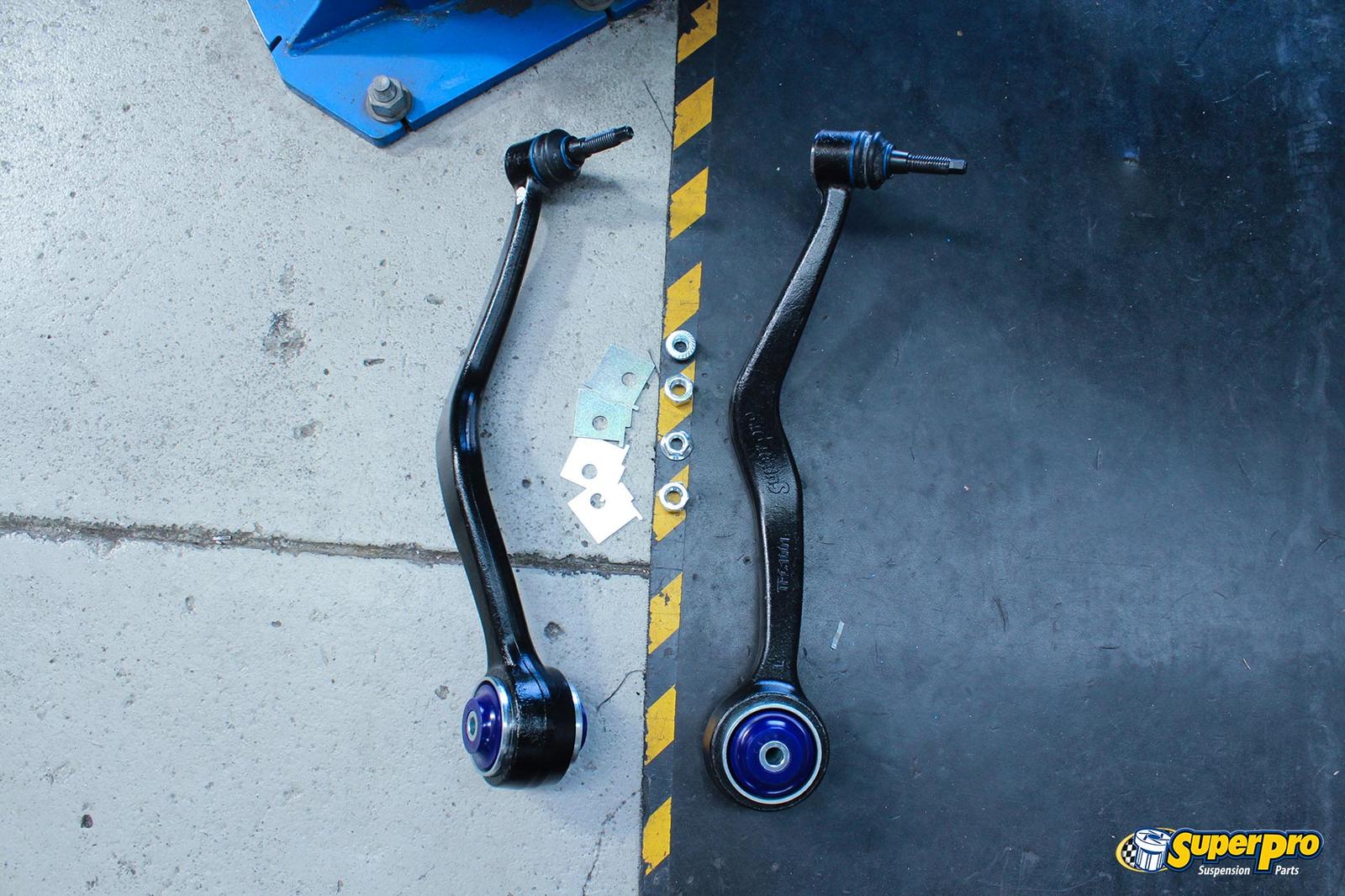 Front Caster Arm Assembly Kit including Ball Joints to suit Holden VE, WM