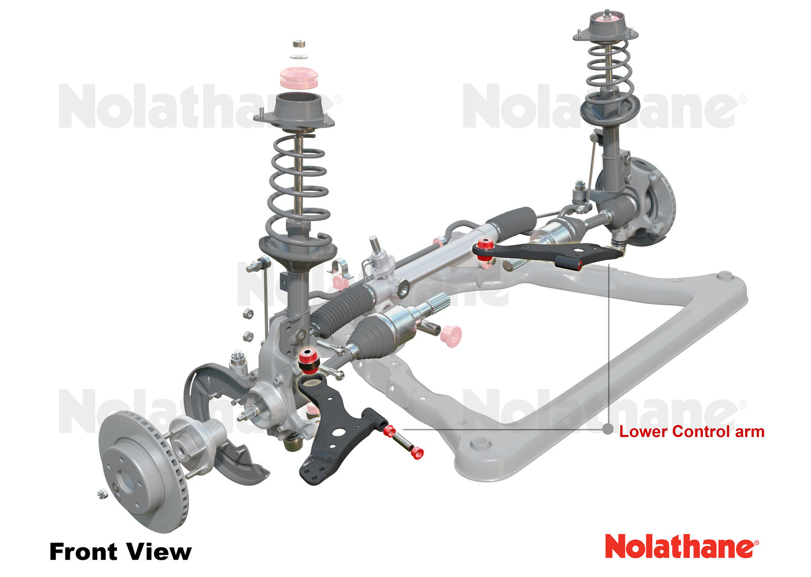 Front Lower Control Arm - Arm to Suit Hyundai Getz TB