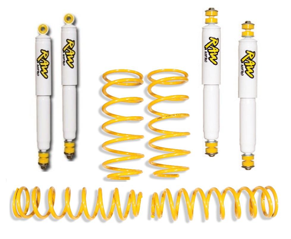 2 Inch 50mm RAW Nitro Lift Kit to suit Land Rover Discovery I 1989-1995