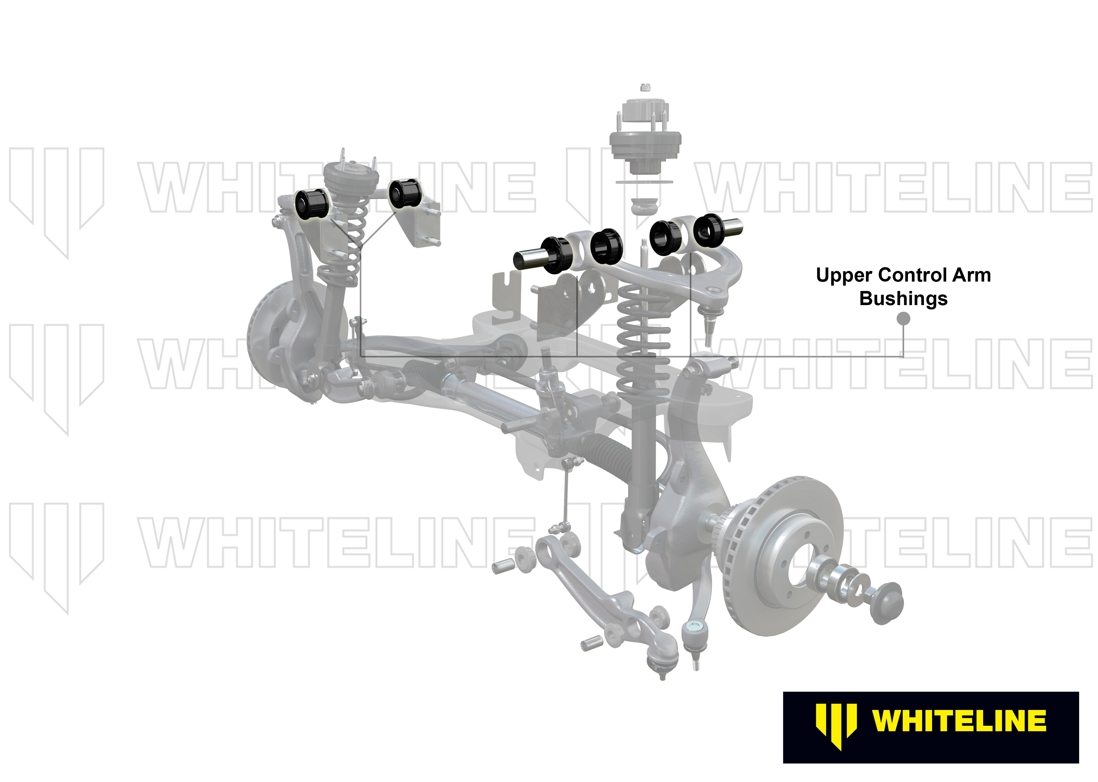 Front Upper Control Arm - Bushing Kit to Suit Audi, Porsche, Skoda and Volkswagen