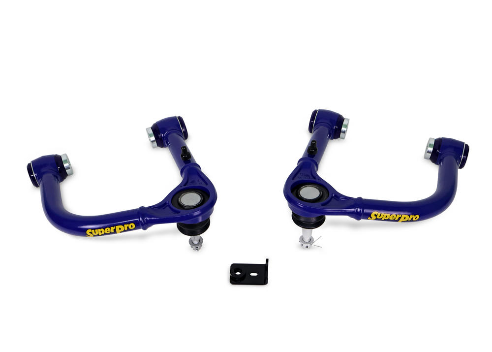 Front Fixed Offset Upper Control Arm Assembly including Ball Joints to suit VW Amarok, Ford Everest UB / P704 and Ranger PY / P703 4x4 with Aluminium Steering Knuckles